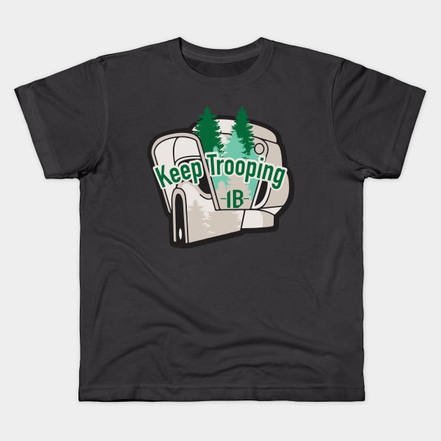 Keep Trooping Biker Kids T-Shirt by RedShirtTrooper